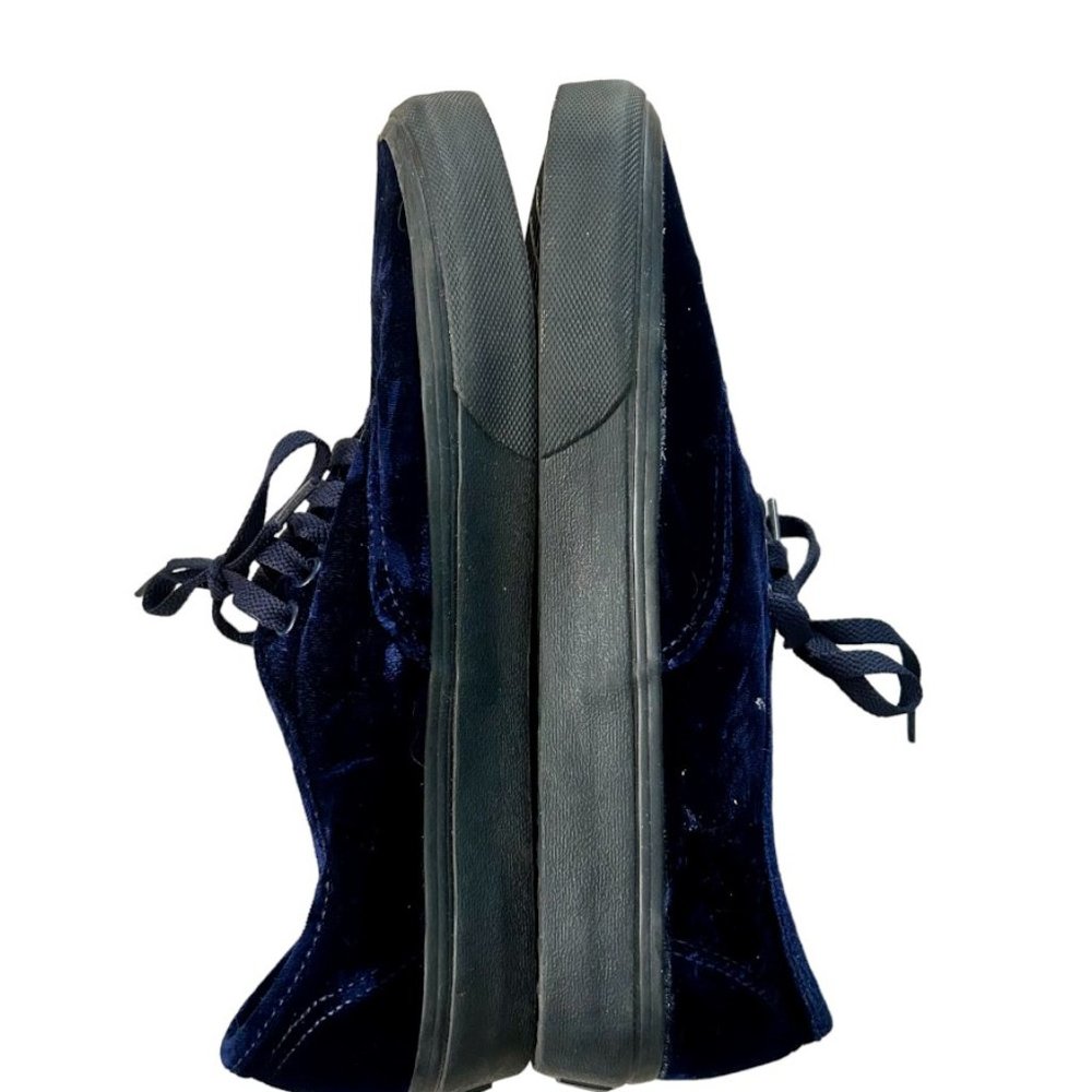 Vans Velvet Sneakers Low Tops Size 9 - Picture 3 of 5